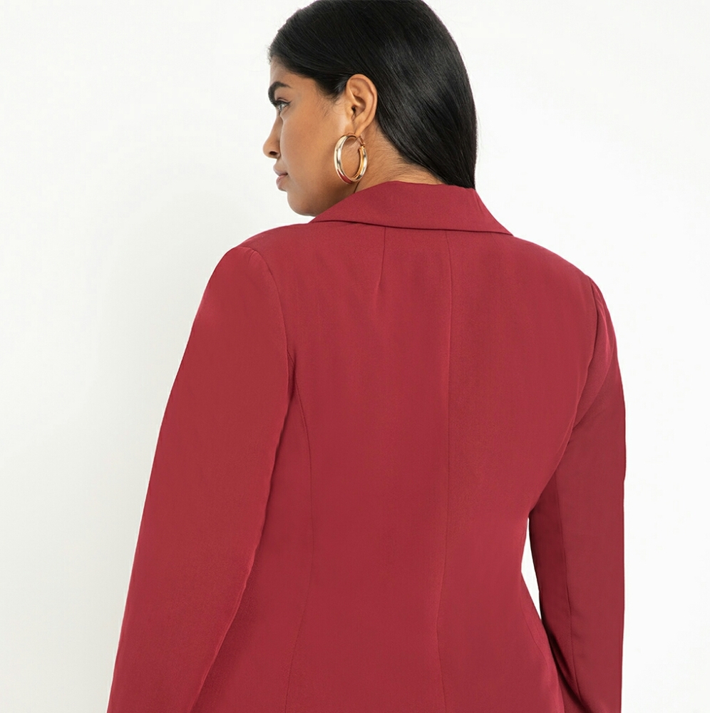 Eloquii One Button Blazer - Picture 3 of 10